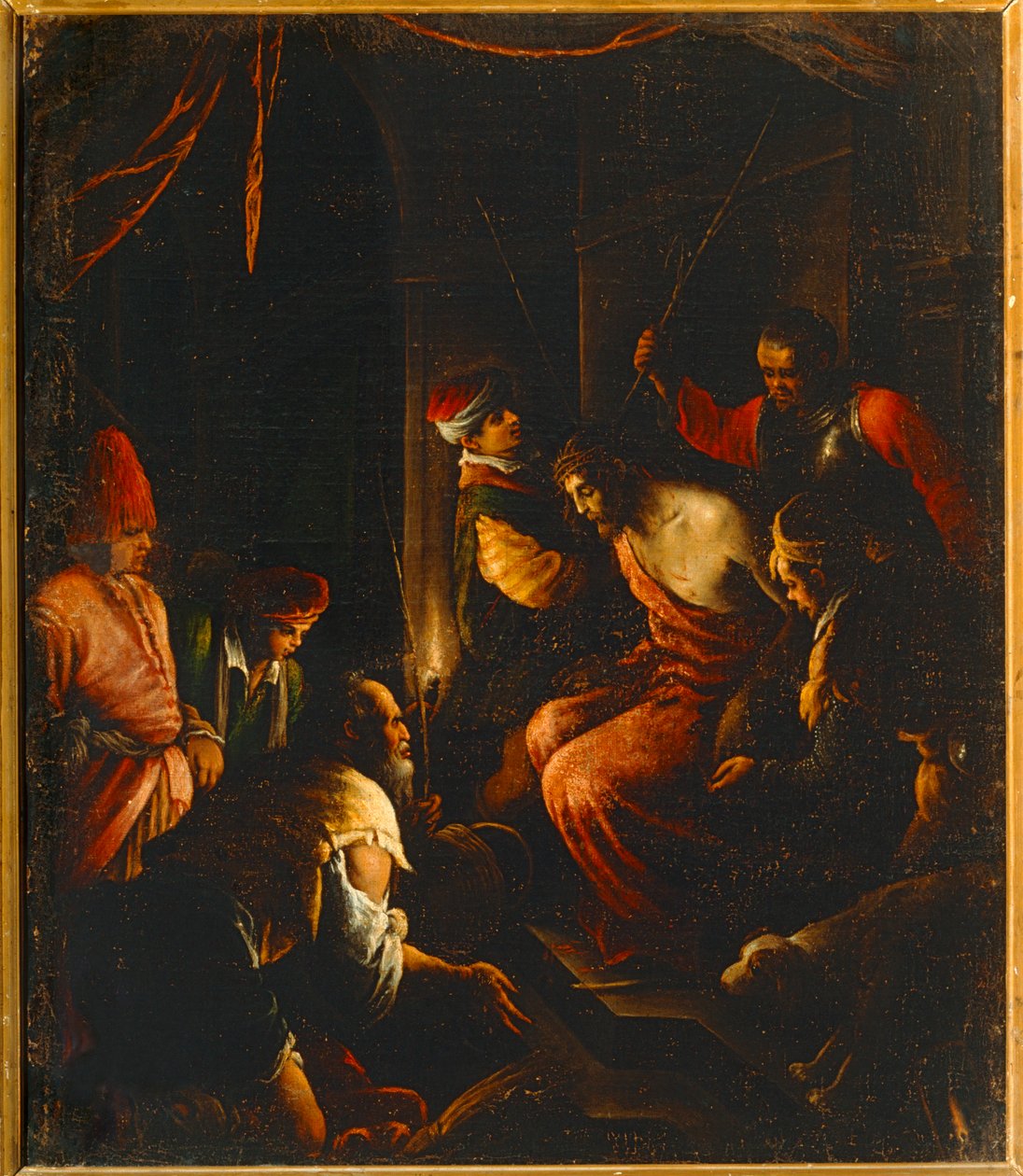 Korunování trním (obraz) od Jacopo (1510-92) Bassano