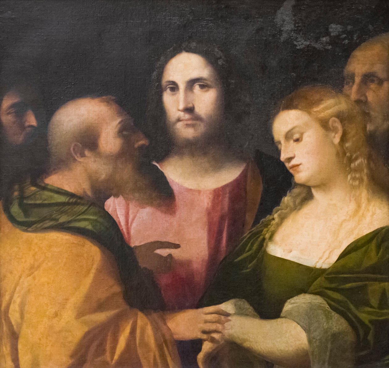 Kristus a cizoložnice od Jacopo (c.1480 1528) Palma