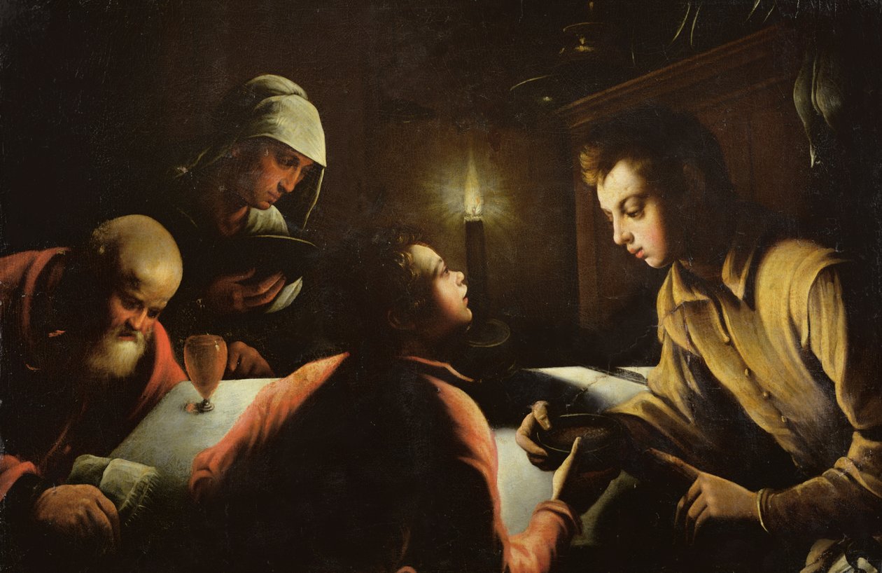 Ezau prodává své prvorozenství od Jacopo 1510 92 after Bassano