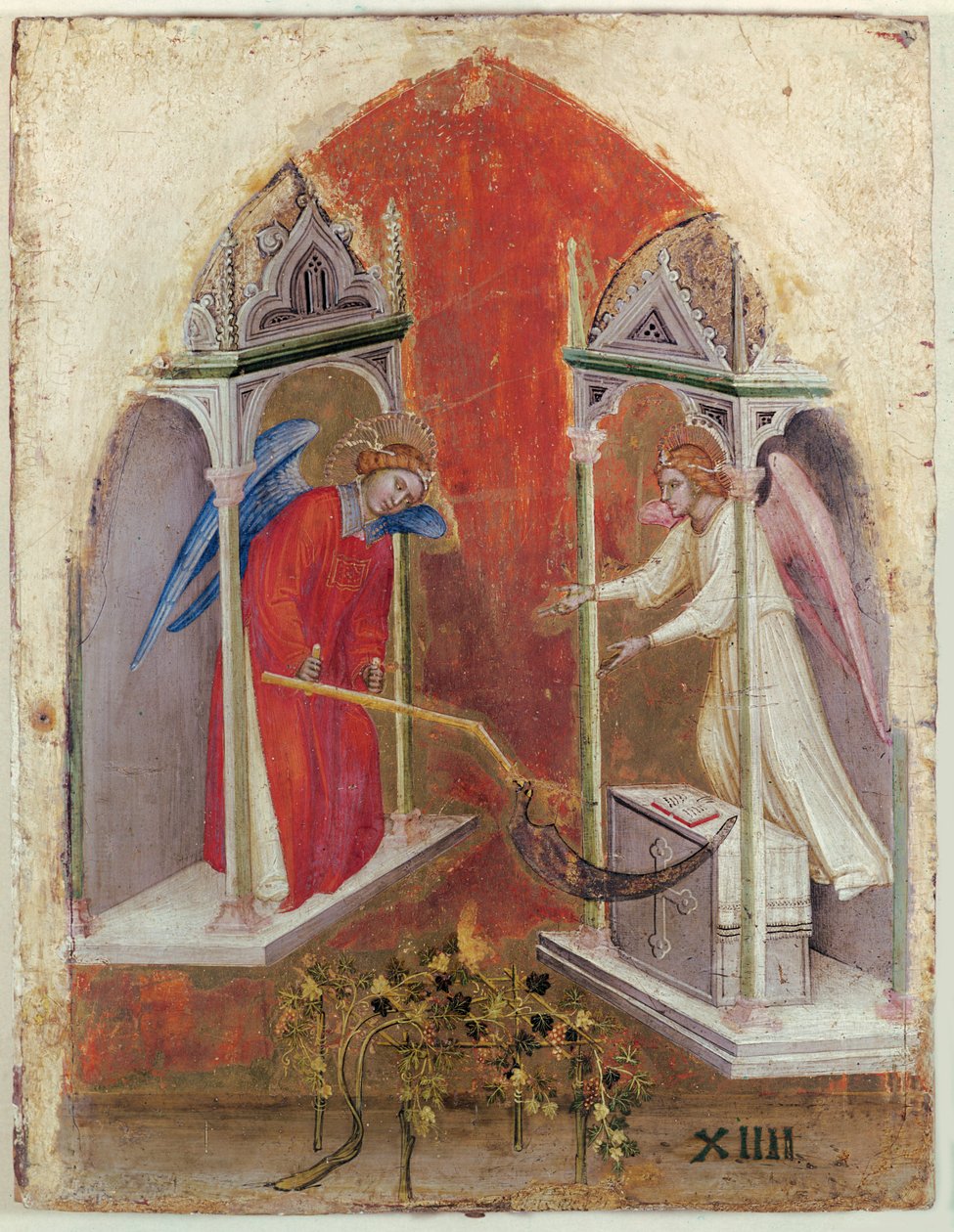 Nebeská sklizeň (tempera na panelu) od Jacopo Alberegno