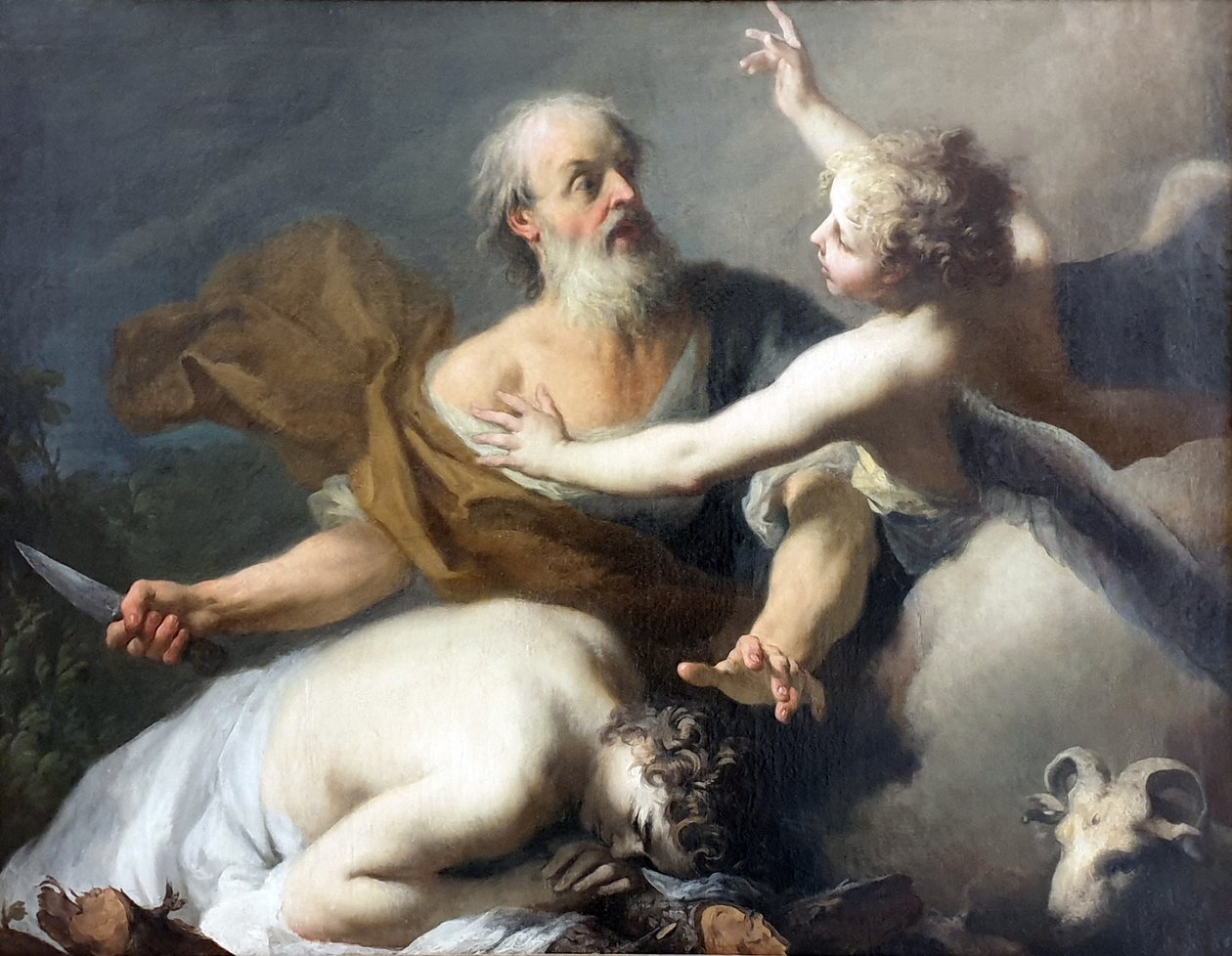 Abrahamova oběť od Jacopo Amigoni