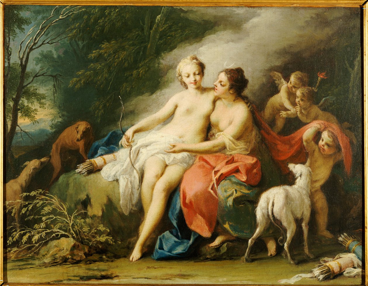 Jupiter a Callisto od Jacopo Amigoni