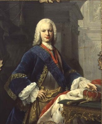Portrét Ferdinanda IV., španělského krále (1711-59) (olej na plátně) od Jacopo Amigoni