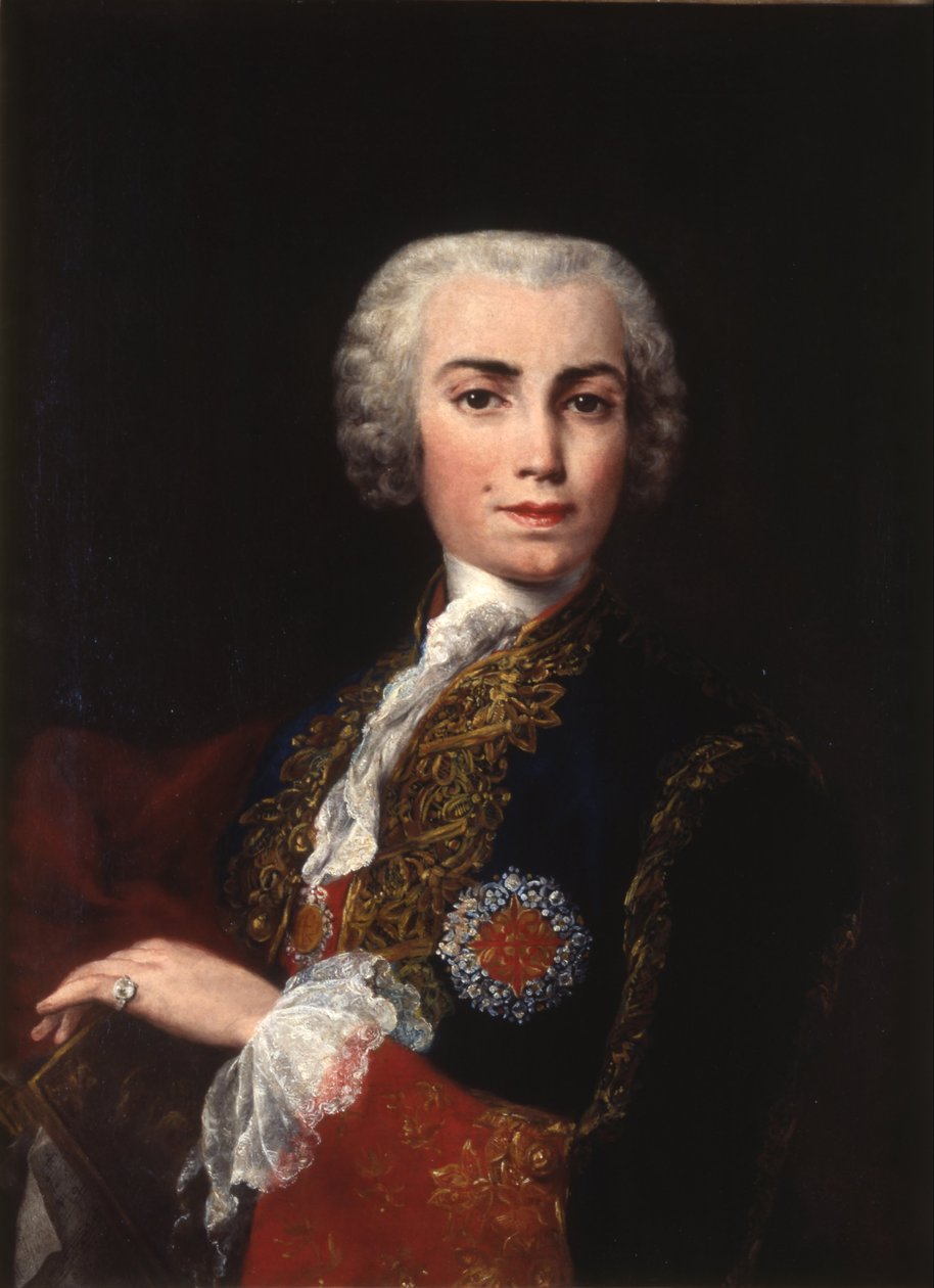 Portrét zpěváka Farinelli Carla Broschi 1705-1782 od Jacopo Amigoni