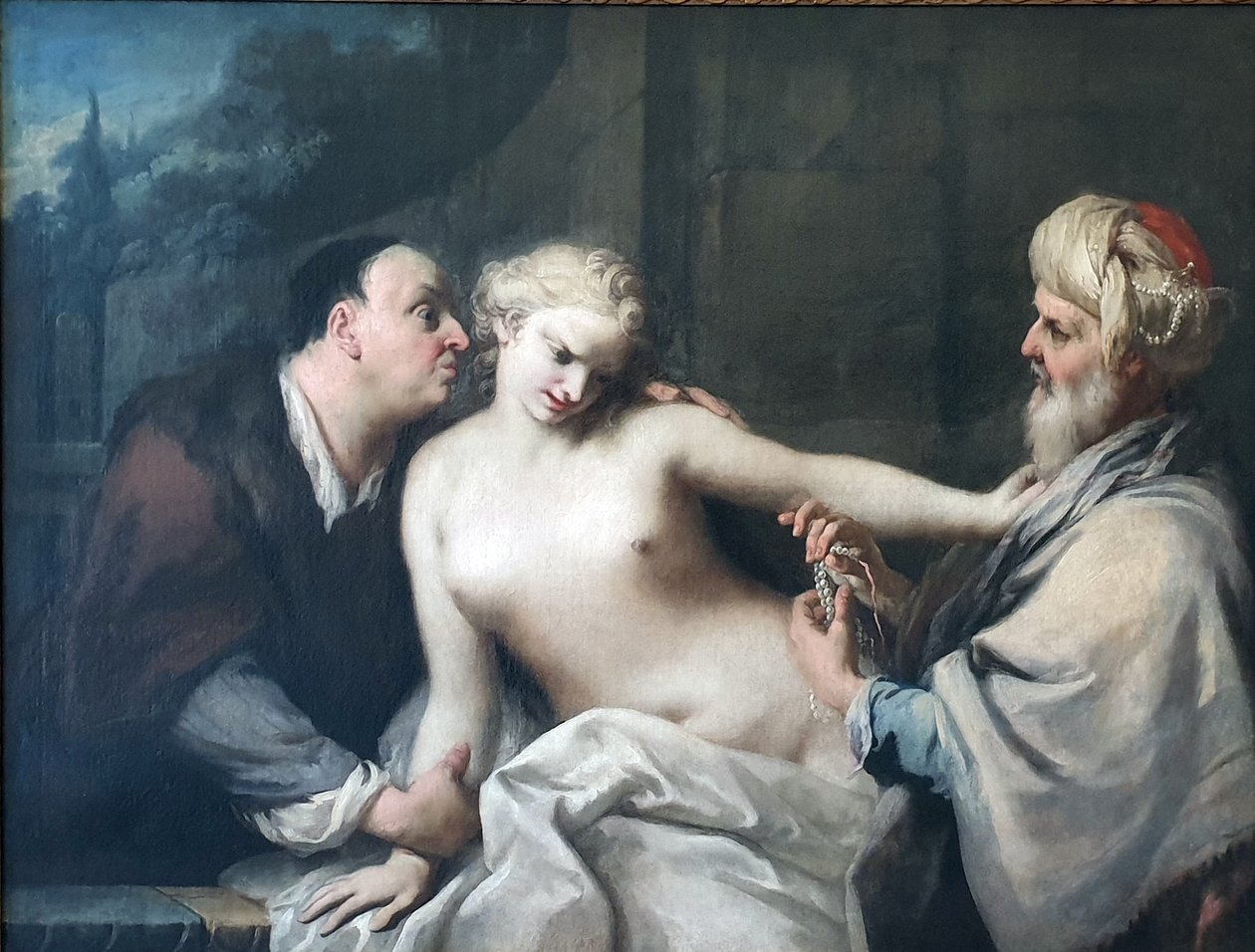 Susanna a starší od Jacopo Amigoni
