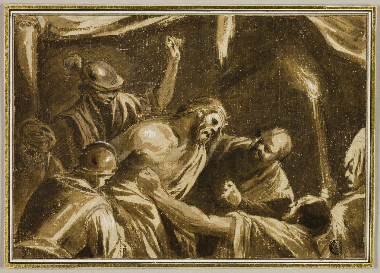 Kristus korunovaný trním od Jacopo Bassano