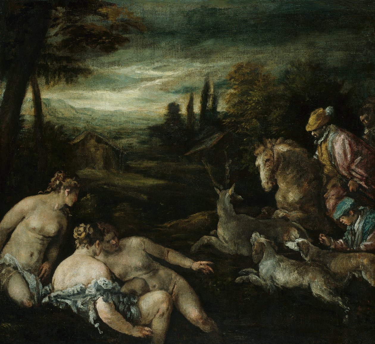 Diana a Actaeon od Jacopo Bassano