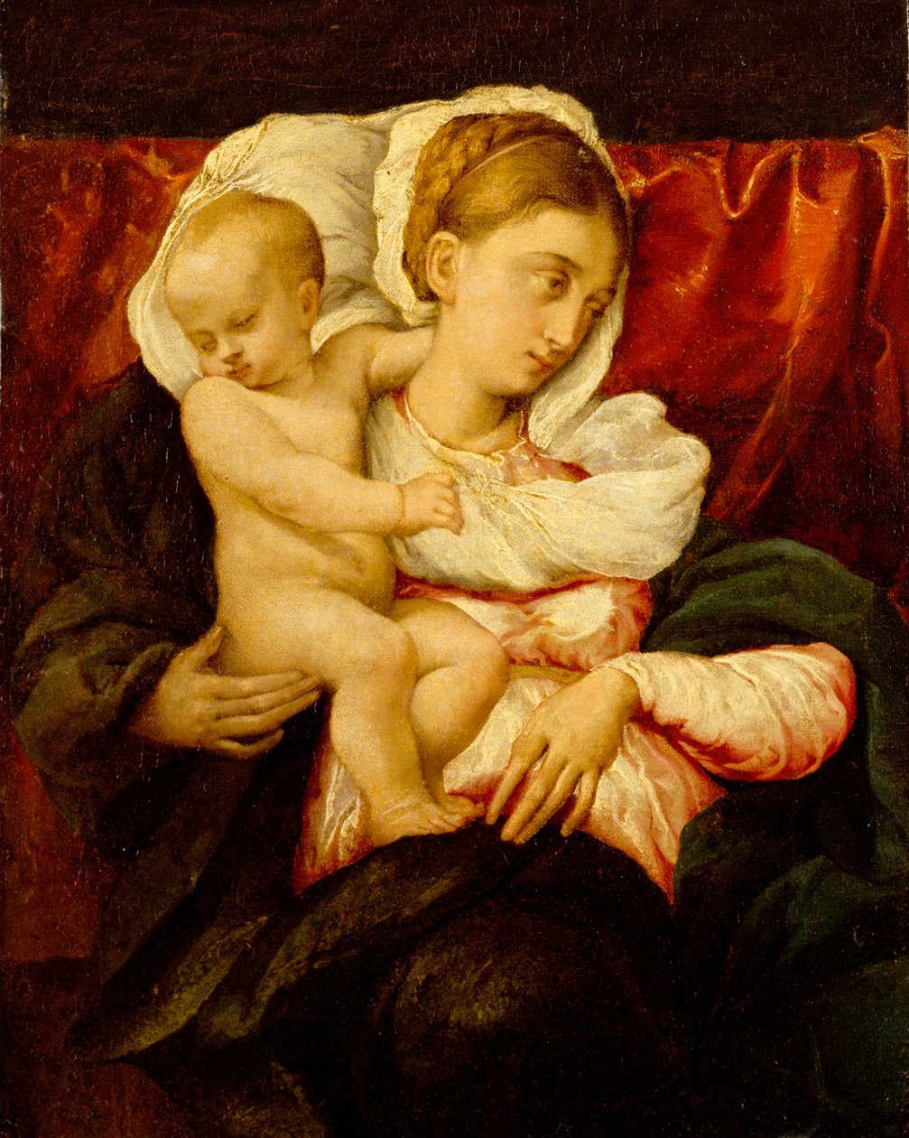 Madona s dítětem od Jacopo Bassano