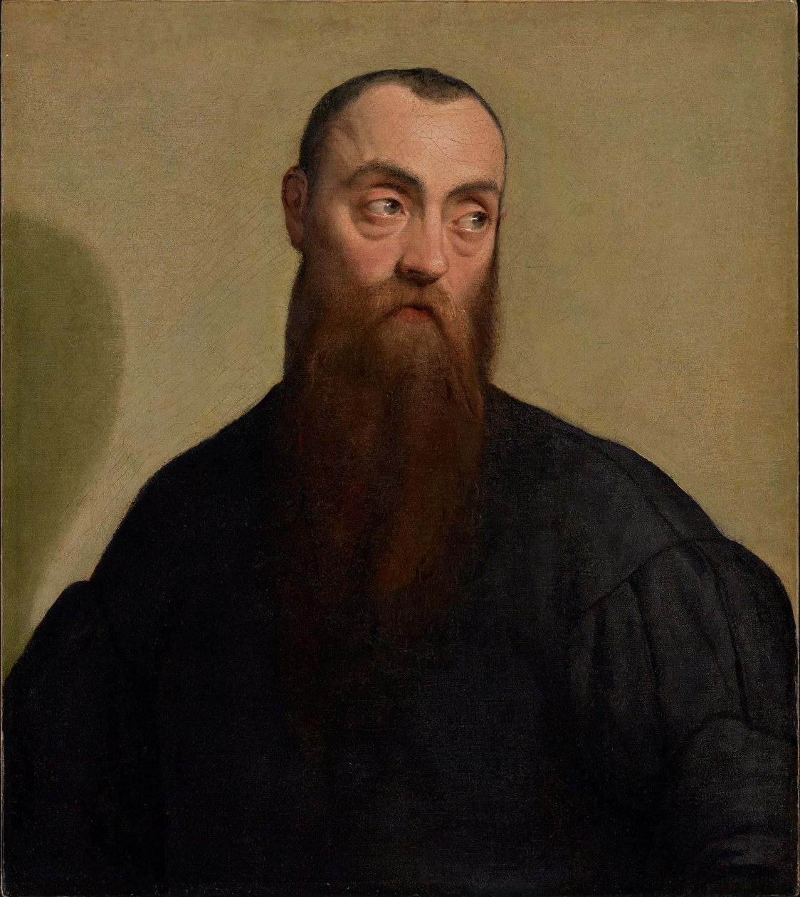 Portrét vousatého muže od Jacopo Bassano
