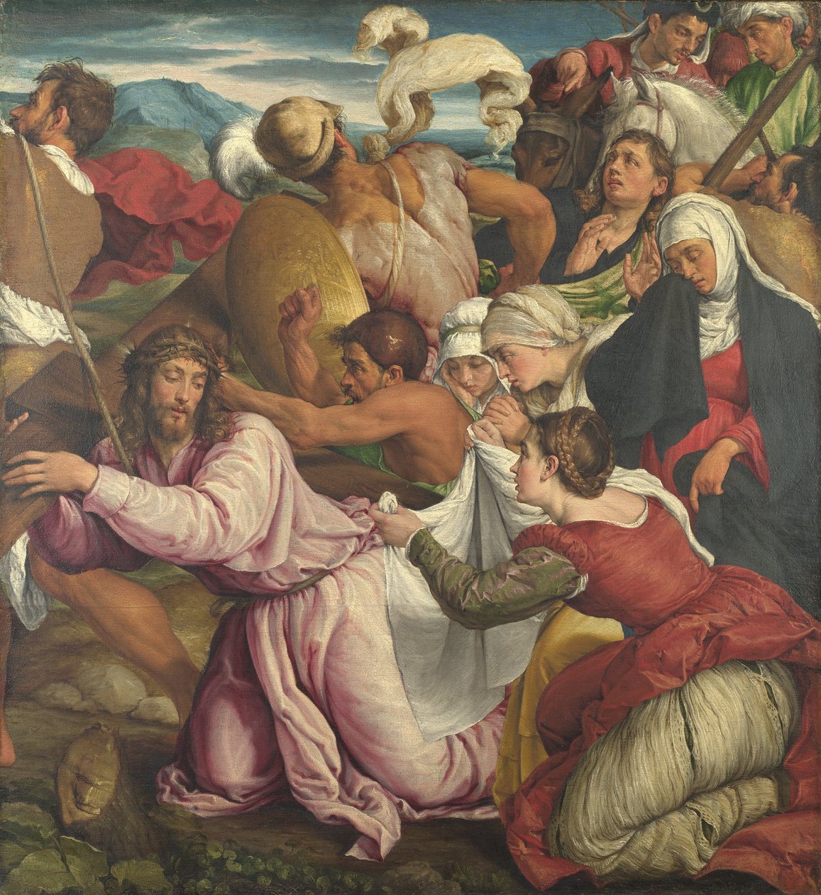 Cesta na Kalvárii od Jacopo Bassano