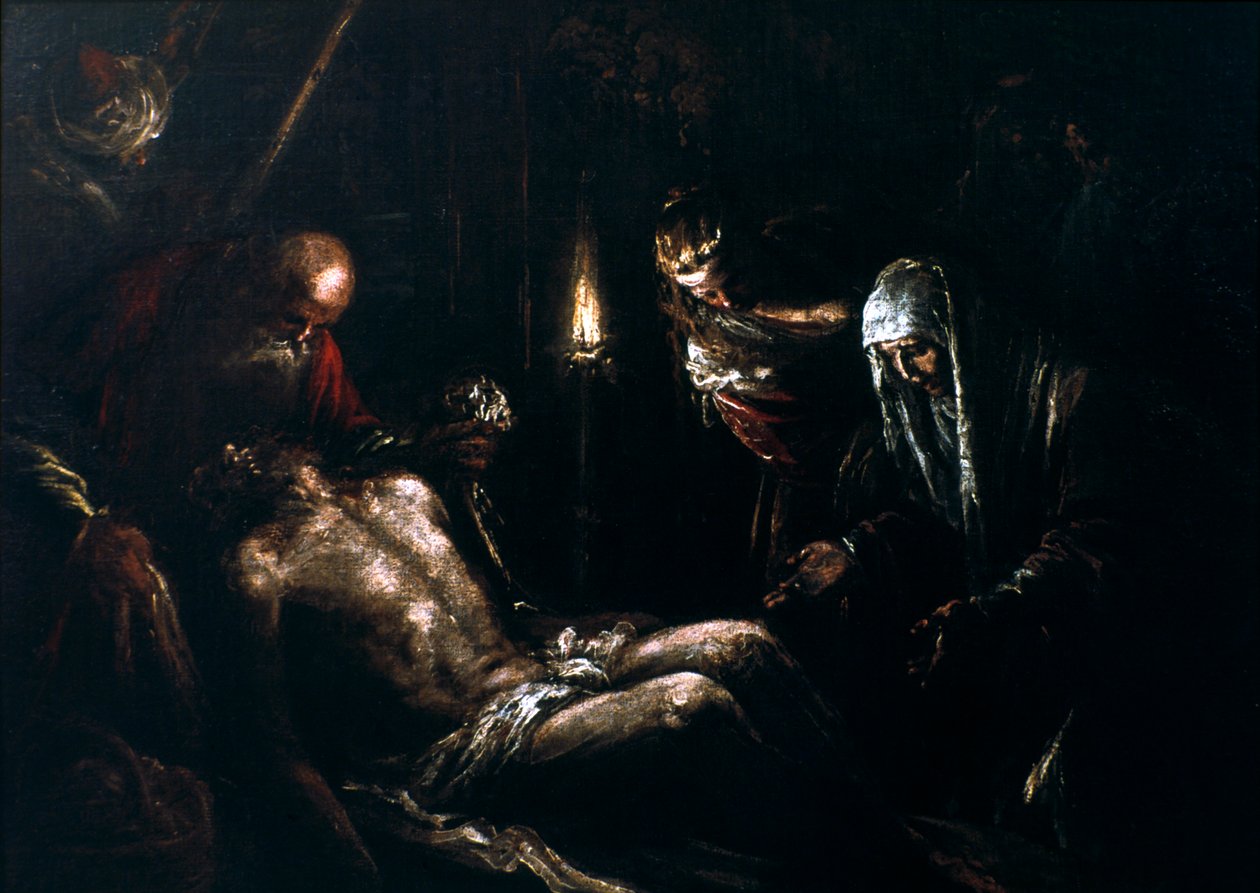 Sestup z kříže, 16. století od Jacopo Bassano il vecchio