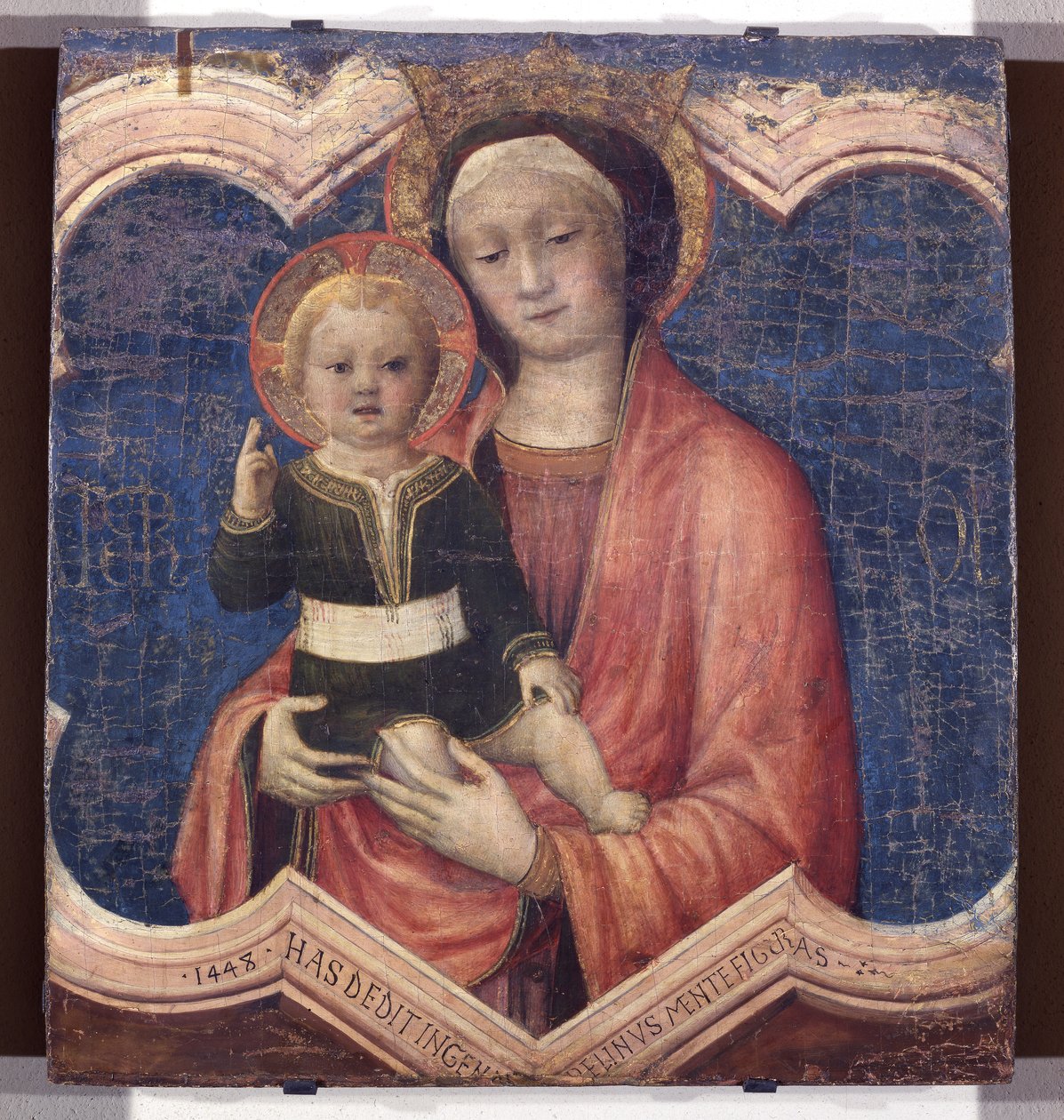 Madona s dítětem, 1448 od Jacopo Bellini