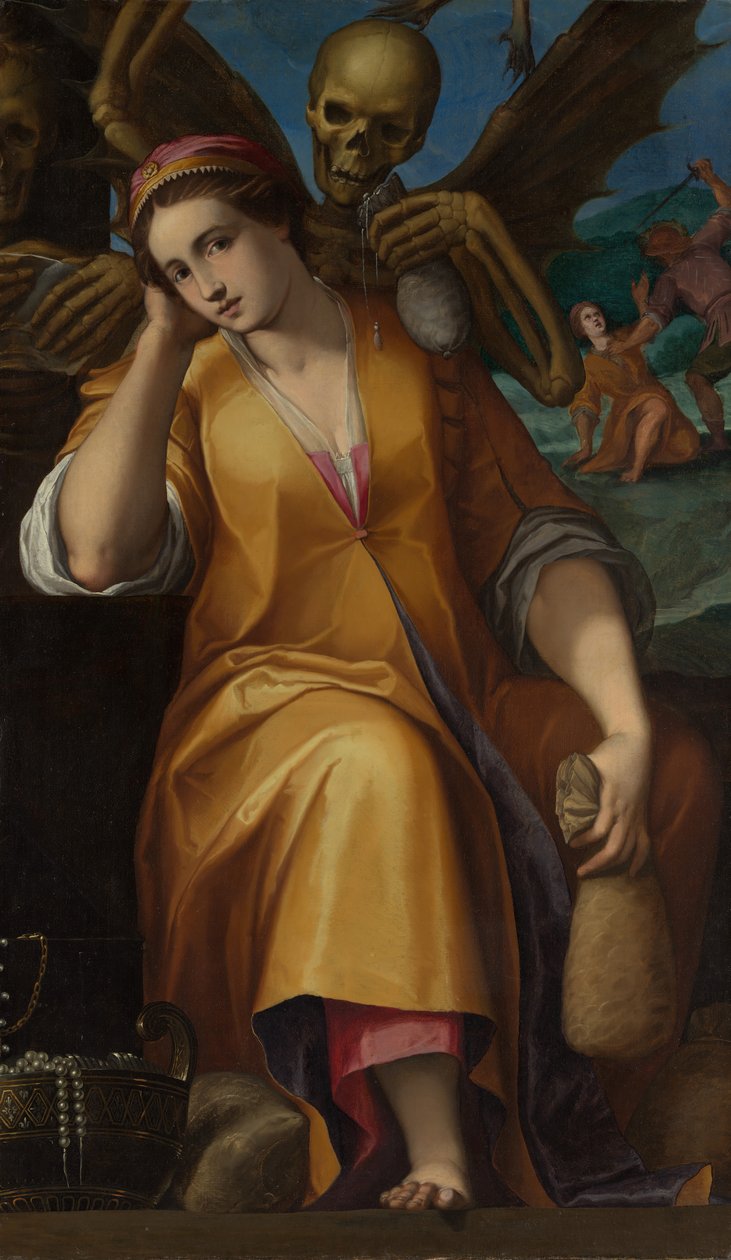 Alegorie hrabivosti. od Jacopo Ligozzi