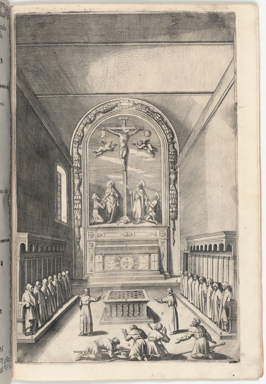 Kostel Stigmata (kostel Stigmata) [deska M] od Jacopo Ligozzi