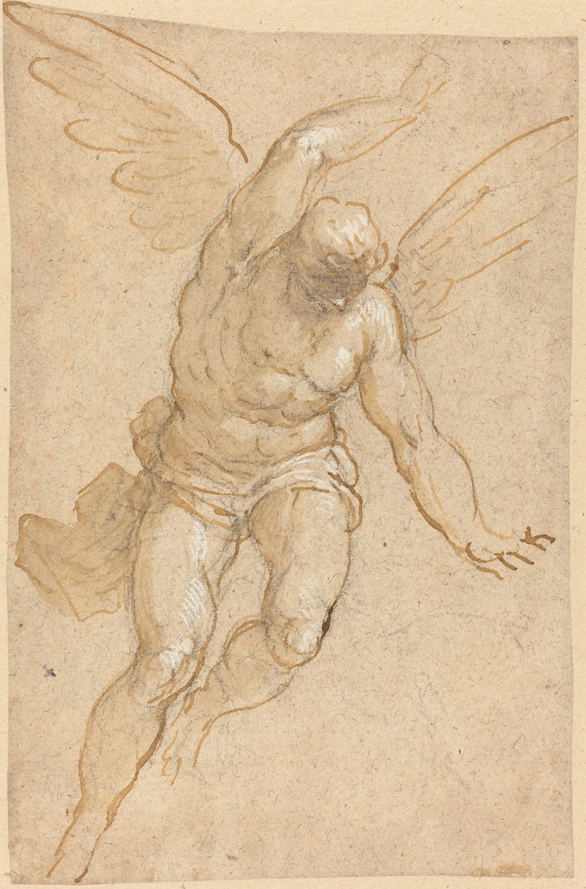 Létající anděl od Jacopo Palma il Giovane