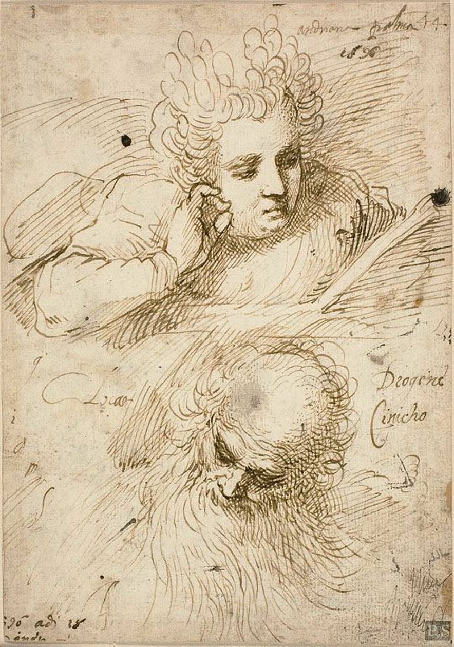 Andriana Palma a Diogenes Cynik od Jacopo Palma il Giovane