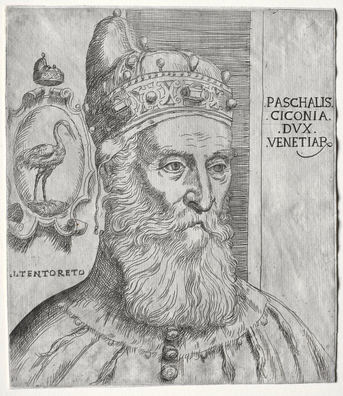 Portrét Pasquale Cicogna, dóže z Benátek od Jacopo Palma il Giovane