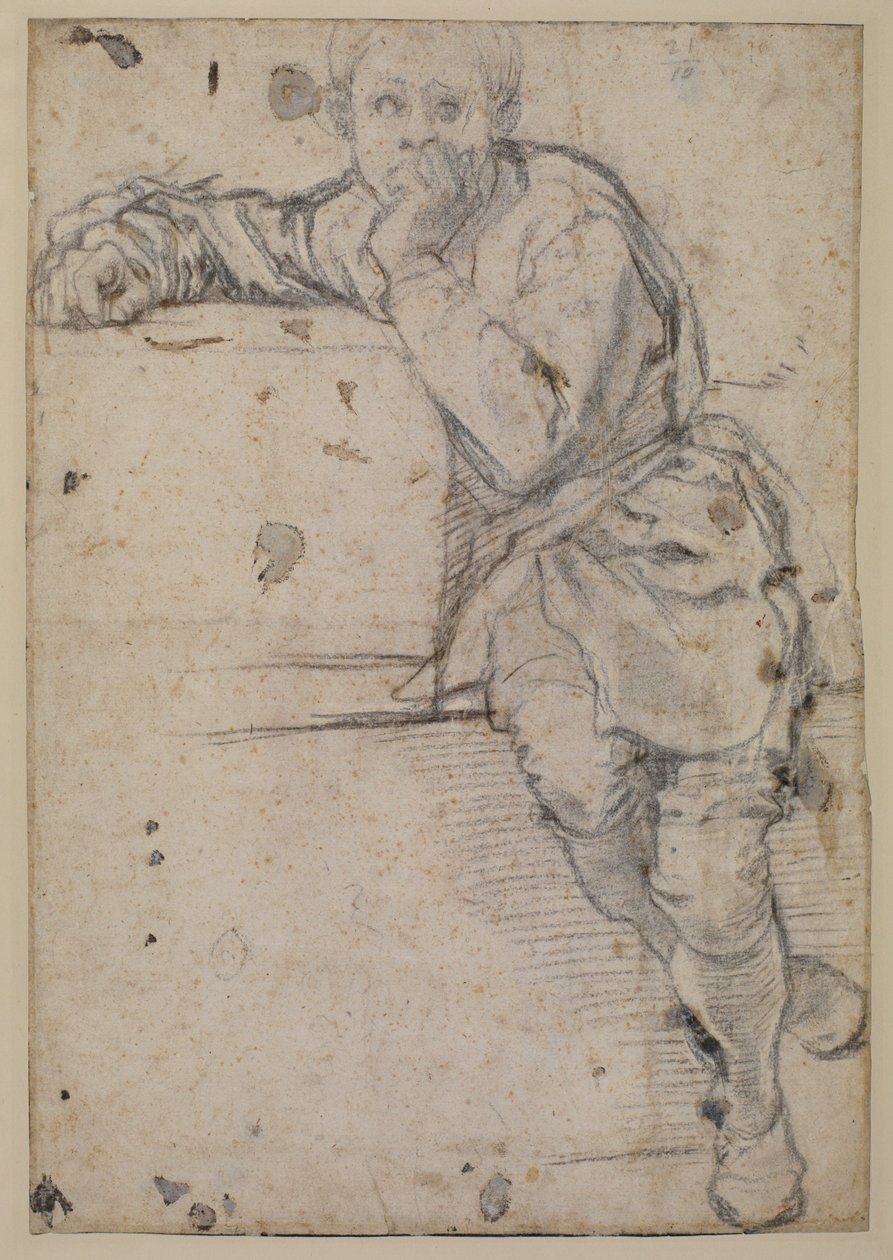 Sedící mládež od Jacopo Pontormo