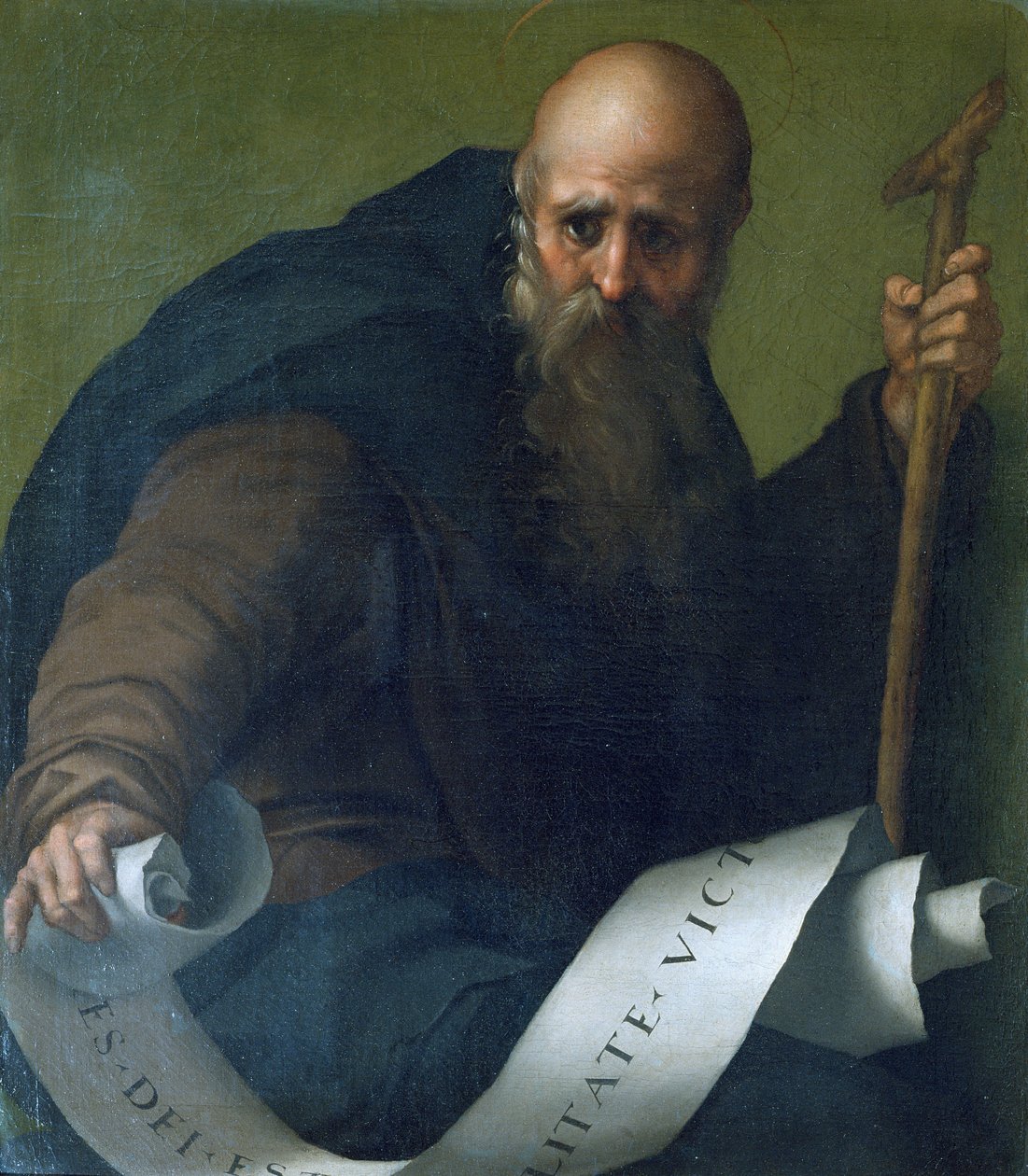 Svatý Antonín opat (asi 251-356) asi 1518-19 od Jacopo Pontormo