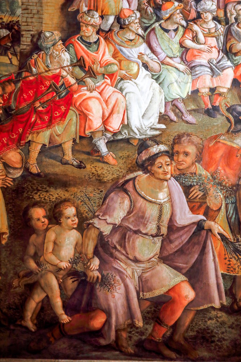 Hannibal a punská válka (detail) od Jacopo Ripanda