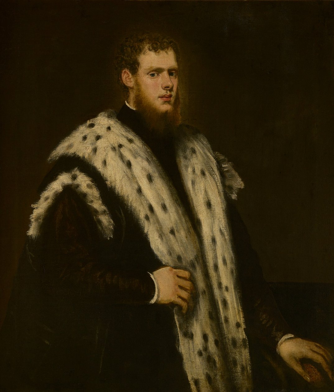 Portrét benátského šlechtice (olej na plátně) od Jacopo Robusti Tintoretto