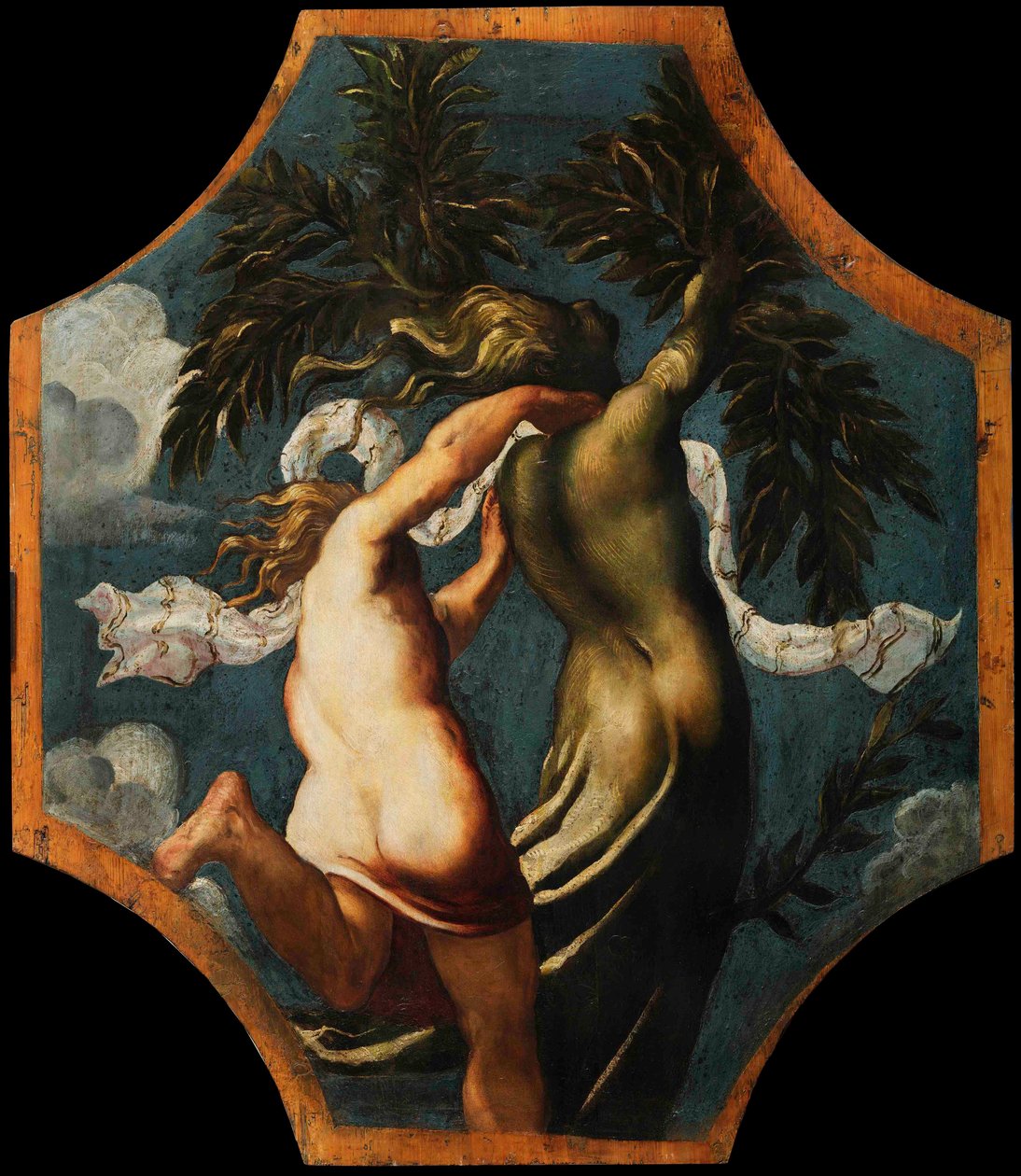 Apollo a Daphne, asi 1541. od Jacopo Robusti Tintoretto