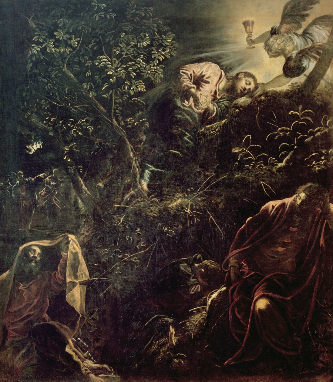 Kristus v zahradě Getsemanské od Jacopo Robusti Tintoretto