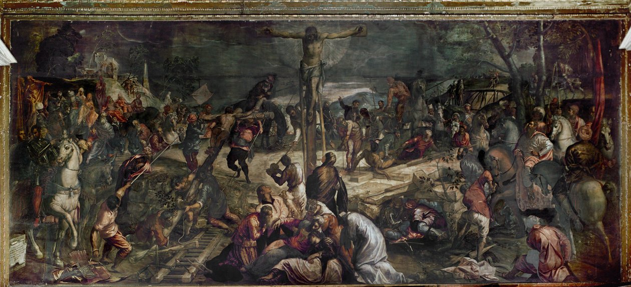 Ukřižování (olej na plátně) od Jacopo Robusti Tintoretto