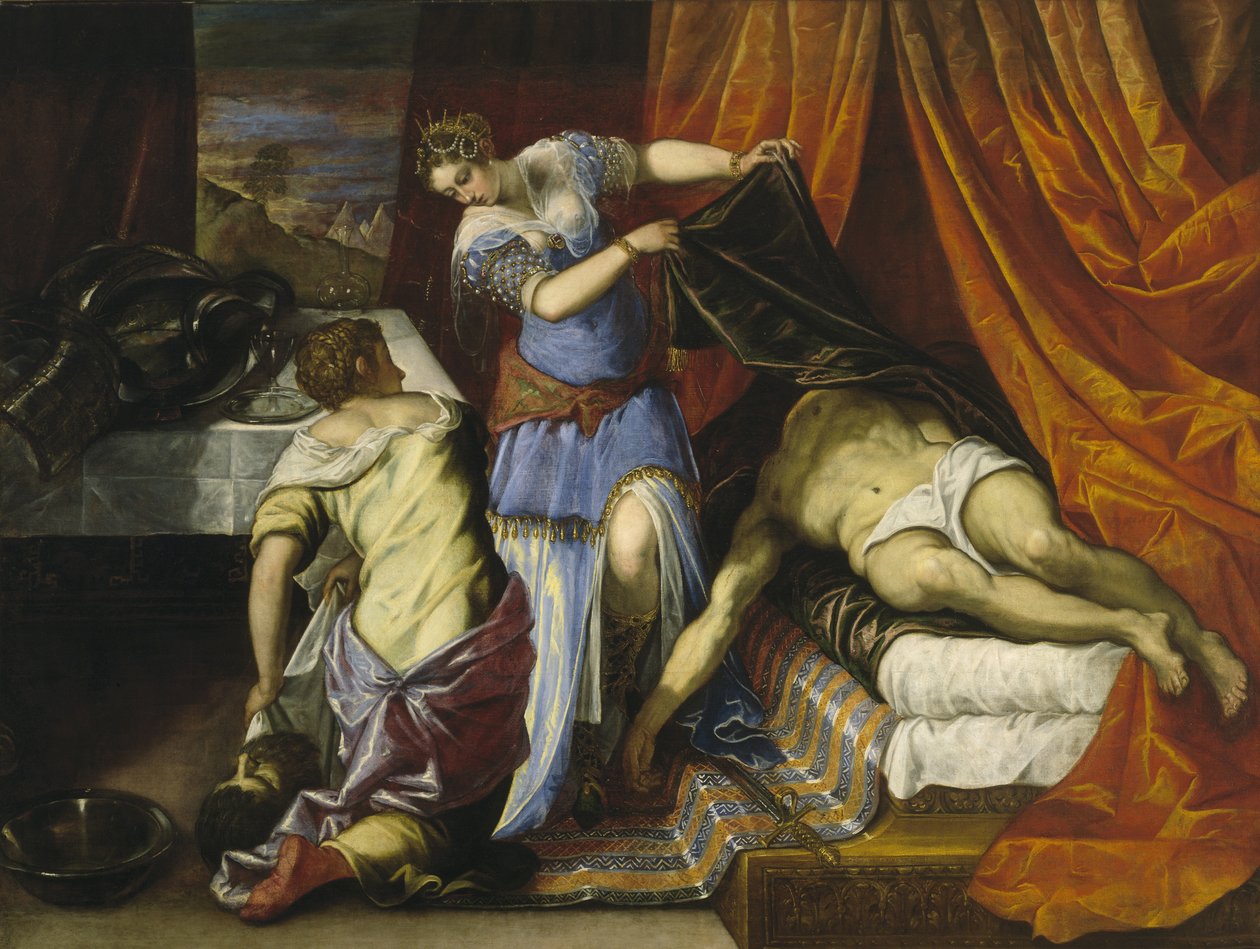 Judith a Holofernes od Jacopo Robusti Tintoretto