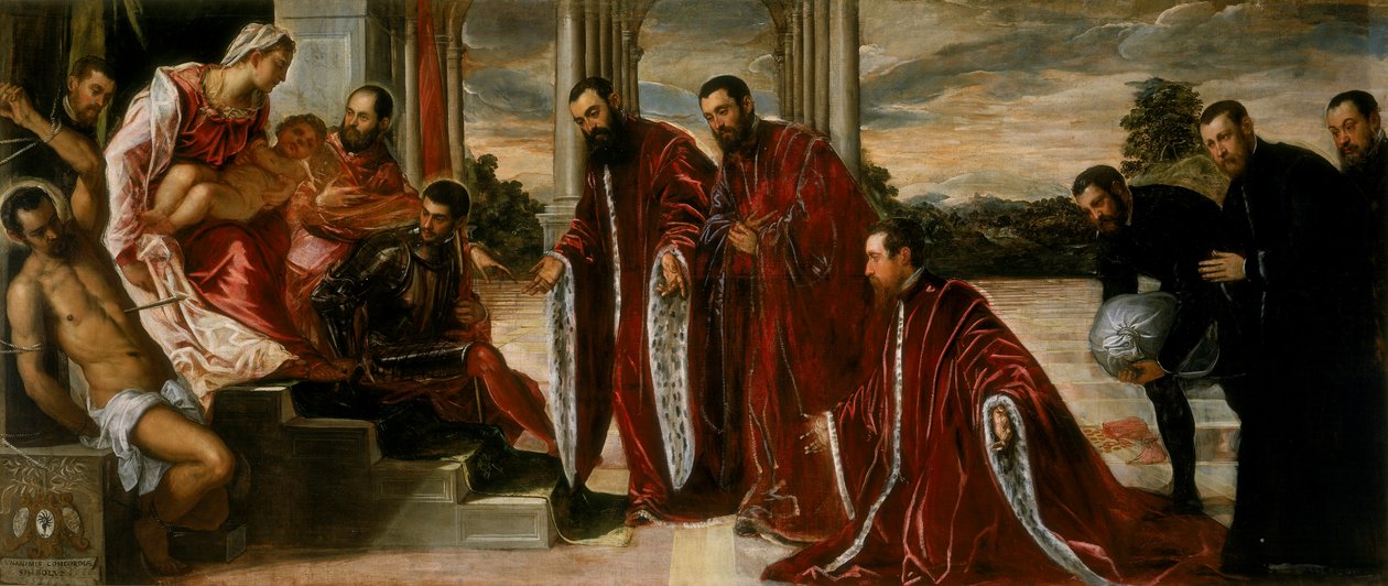 Madona z pokladníků, 1567 od Jacopo Robusti Tintoretto