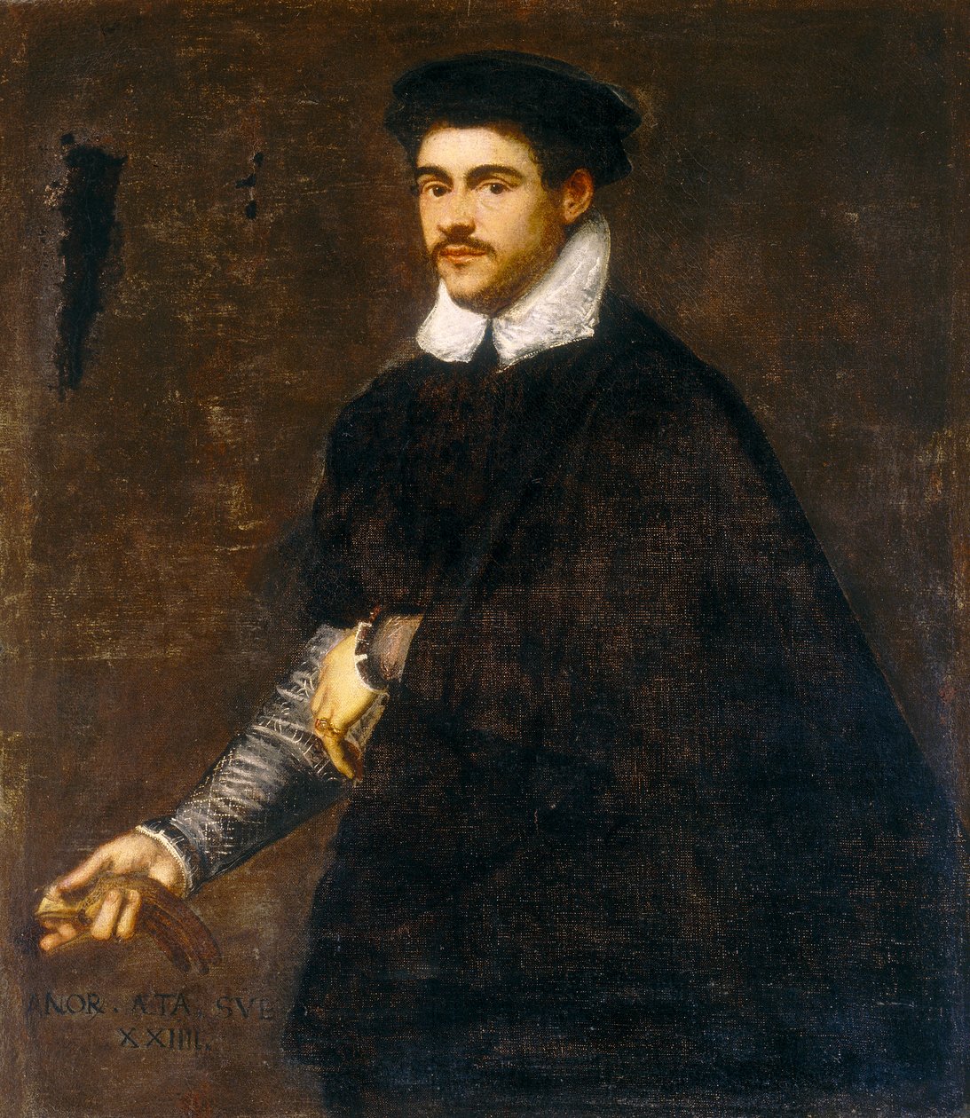 Portrét mladého muže od Jacopo Robusti Tintoretto