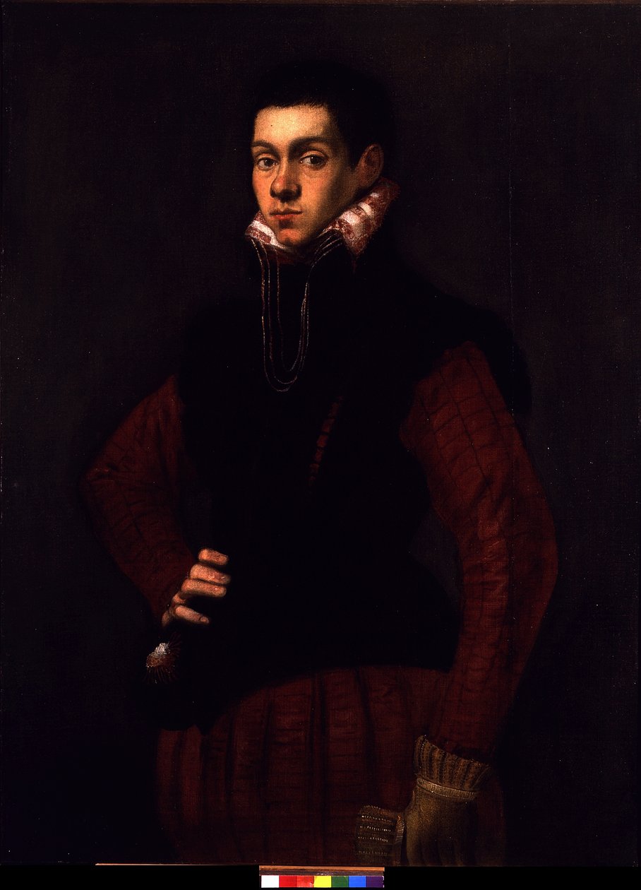 Portrét mladého muže, cca 1565 (olej na plátně) od Jacopo Robusti Tintoretto