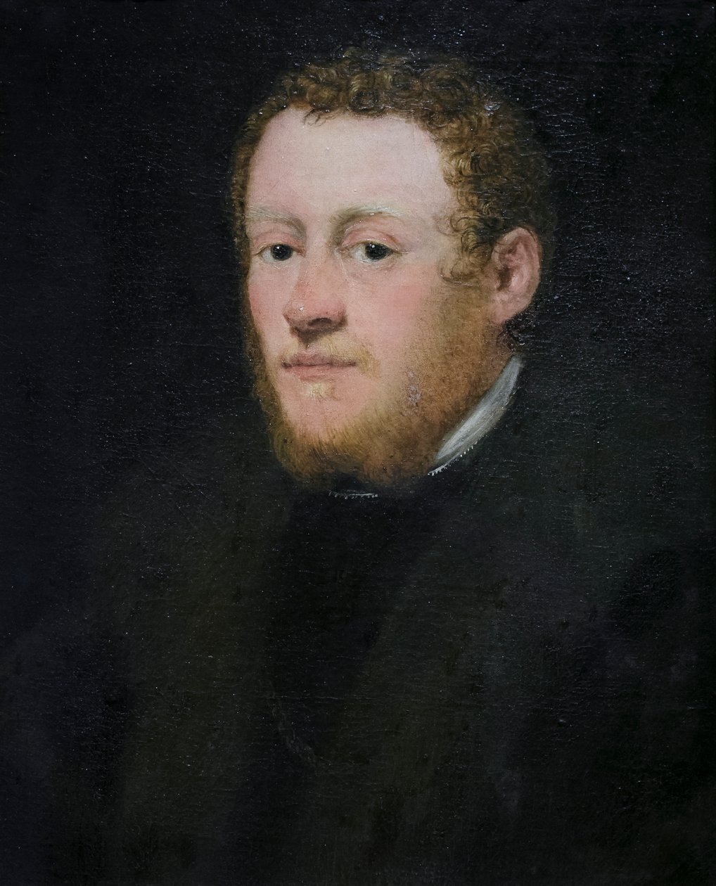Portrét mladého muže s červenými vlasy od Jacopo Robusti Tintoretto