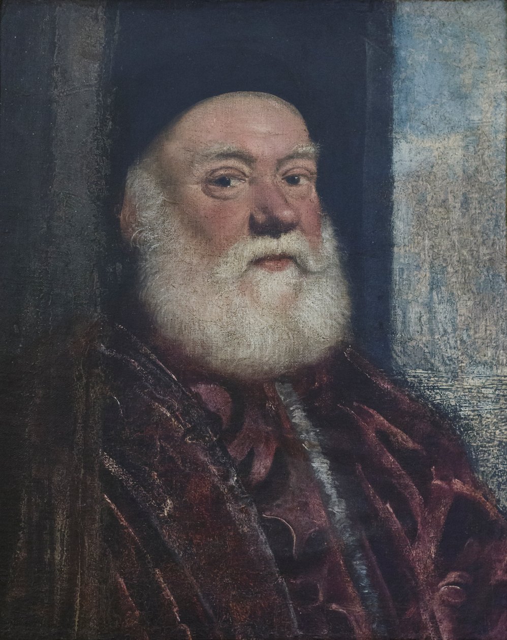Portrét starého muže, asi 1575 (olej na plátně) od Jacopo Robusti Tintoretto