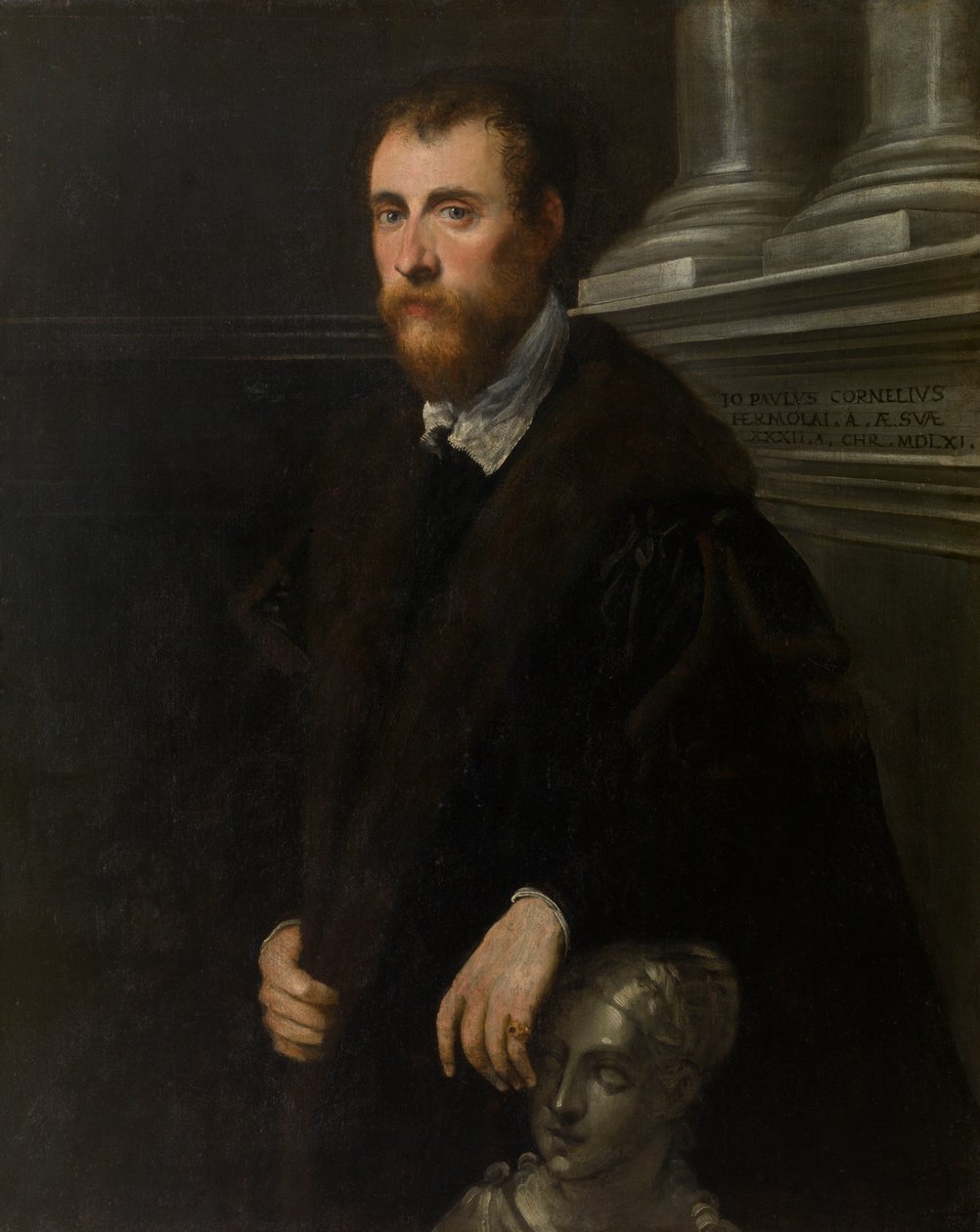 Portrét humanisty Giovanni Paolo Cornaro od Jacopo Robusti Tintoretto