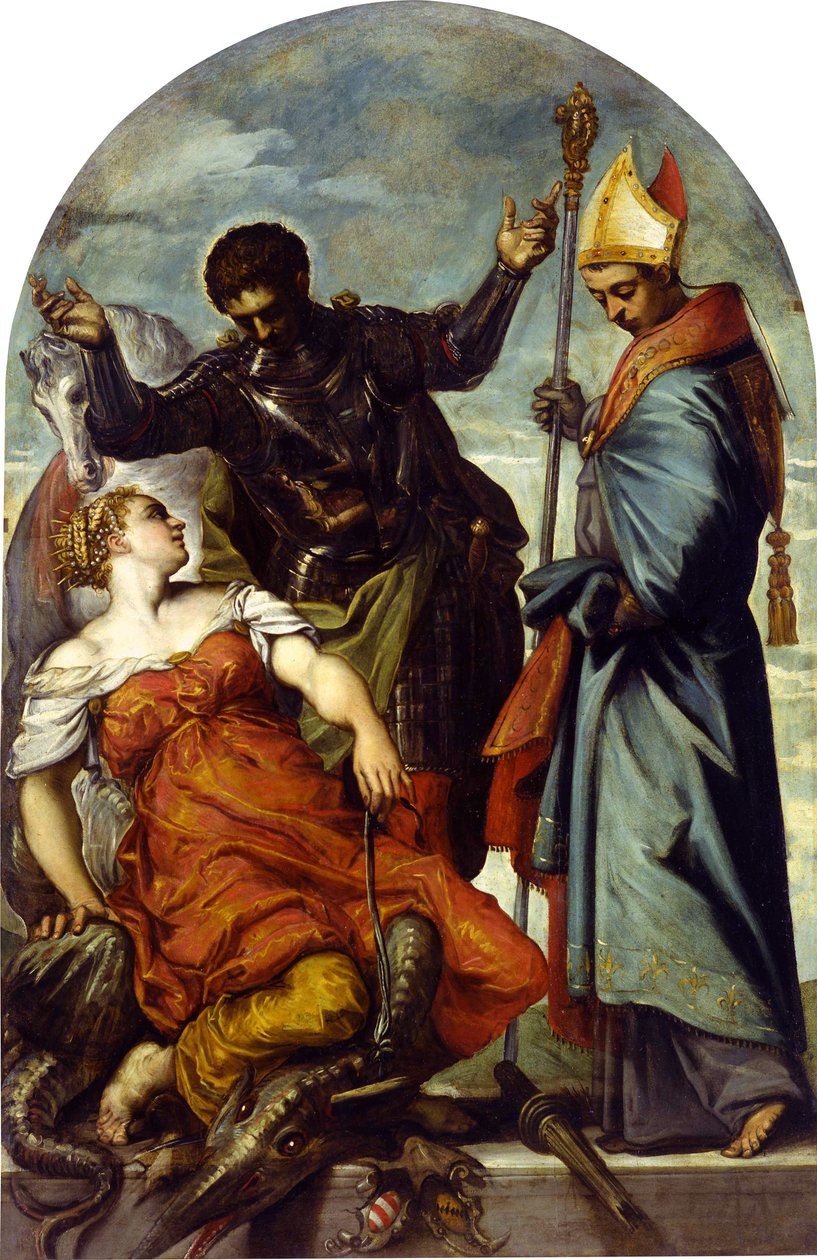 Saint Louis z Toulouse a Saint George, 1552. od Jacopo Robusti Tintoretto