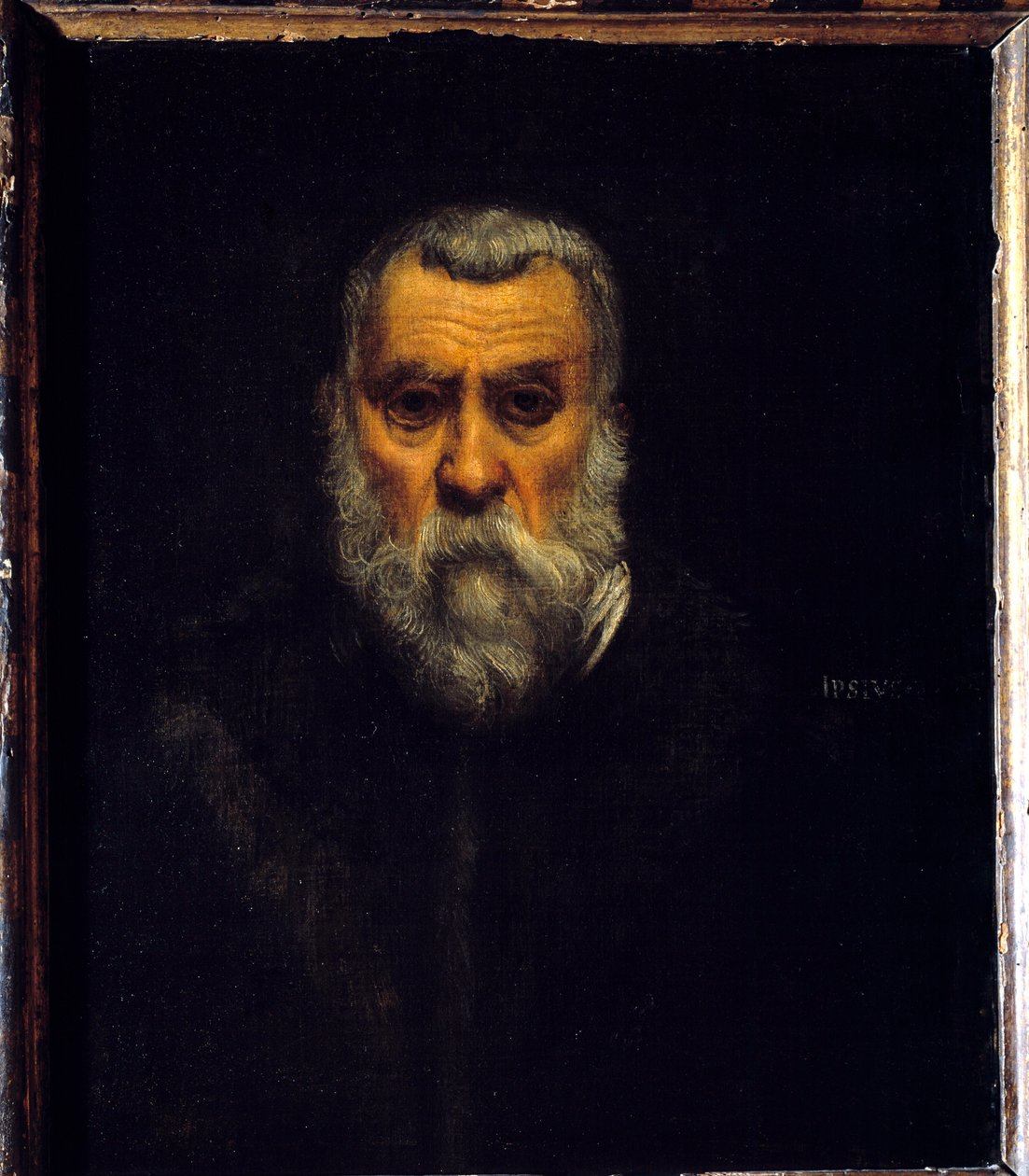 Autoportrét. Obraz od Jacopa Robustiho známý jako Tintoretto (Tintoret od Jacopo Robusti Tintoretto