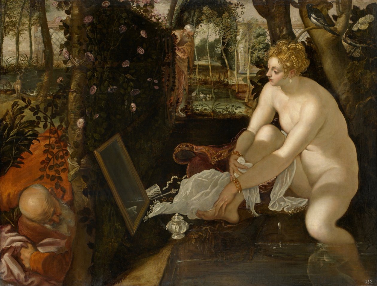 Susanna koupání od Jacopo Robusti Tintoretto