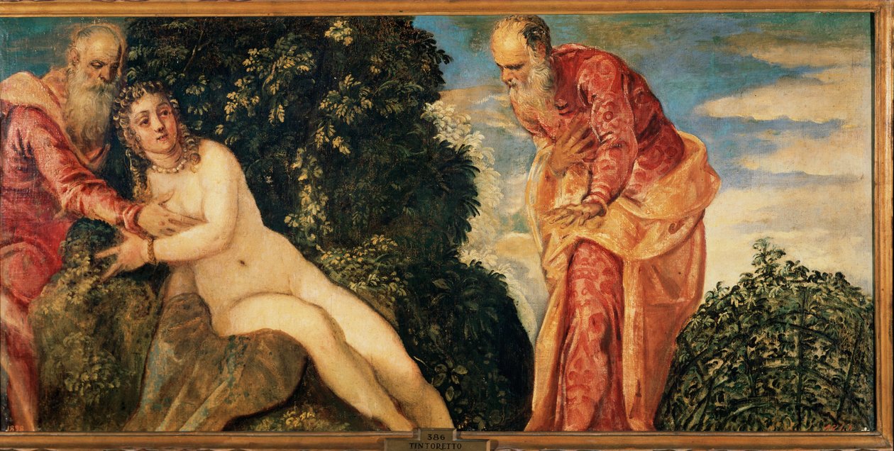 Susanna a starší od Jacopo Robusti Tintoretto