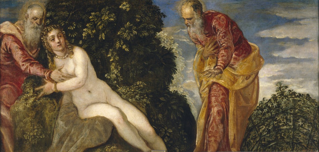 Susannah a starší od Jacopo Robusti Tintoretto