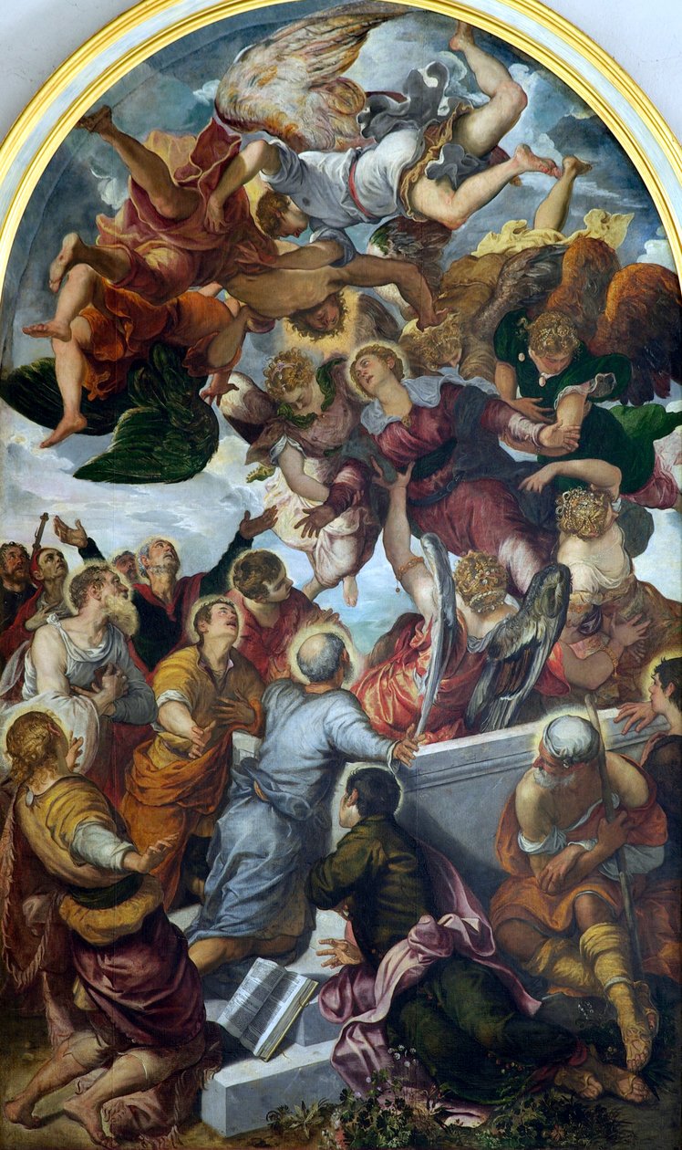 Nanebevzetí Panny Marie, c1554. od Jacopo Robusti Tintoretto