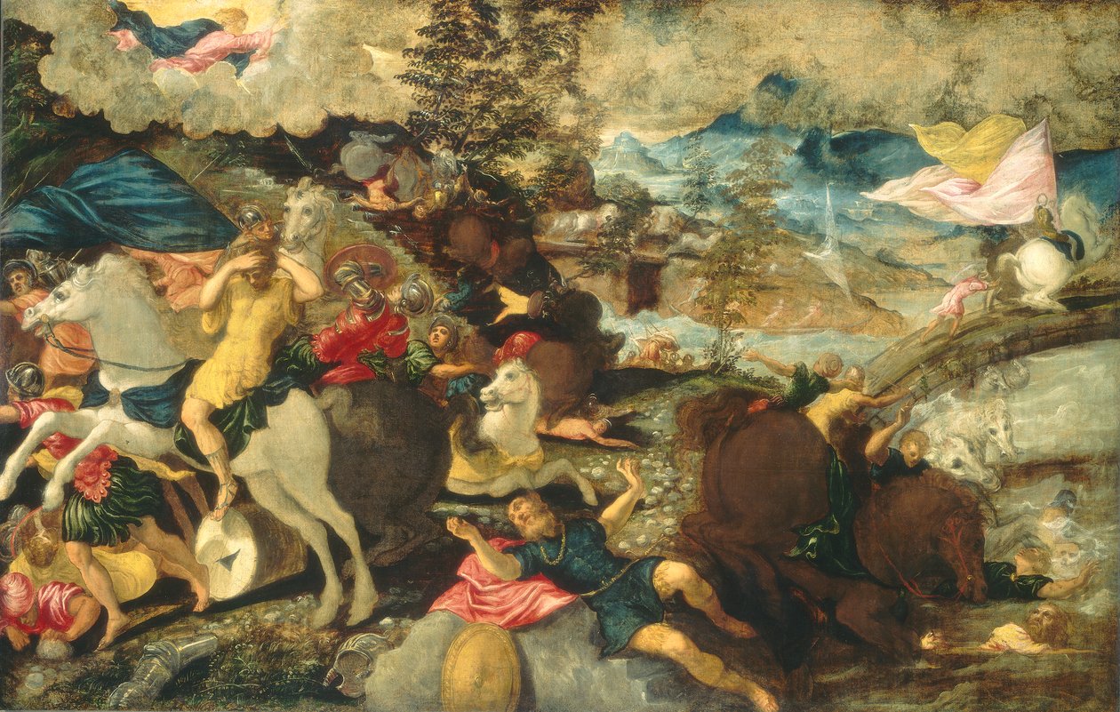 Obrácení svatého Pavla, kolem roku 1545 od Jacopo Robusti Tintoretto