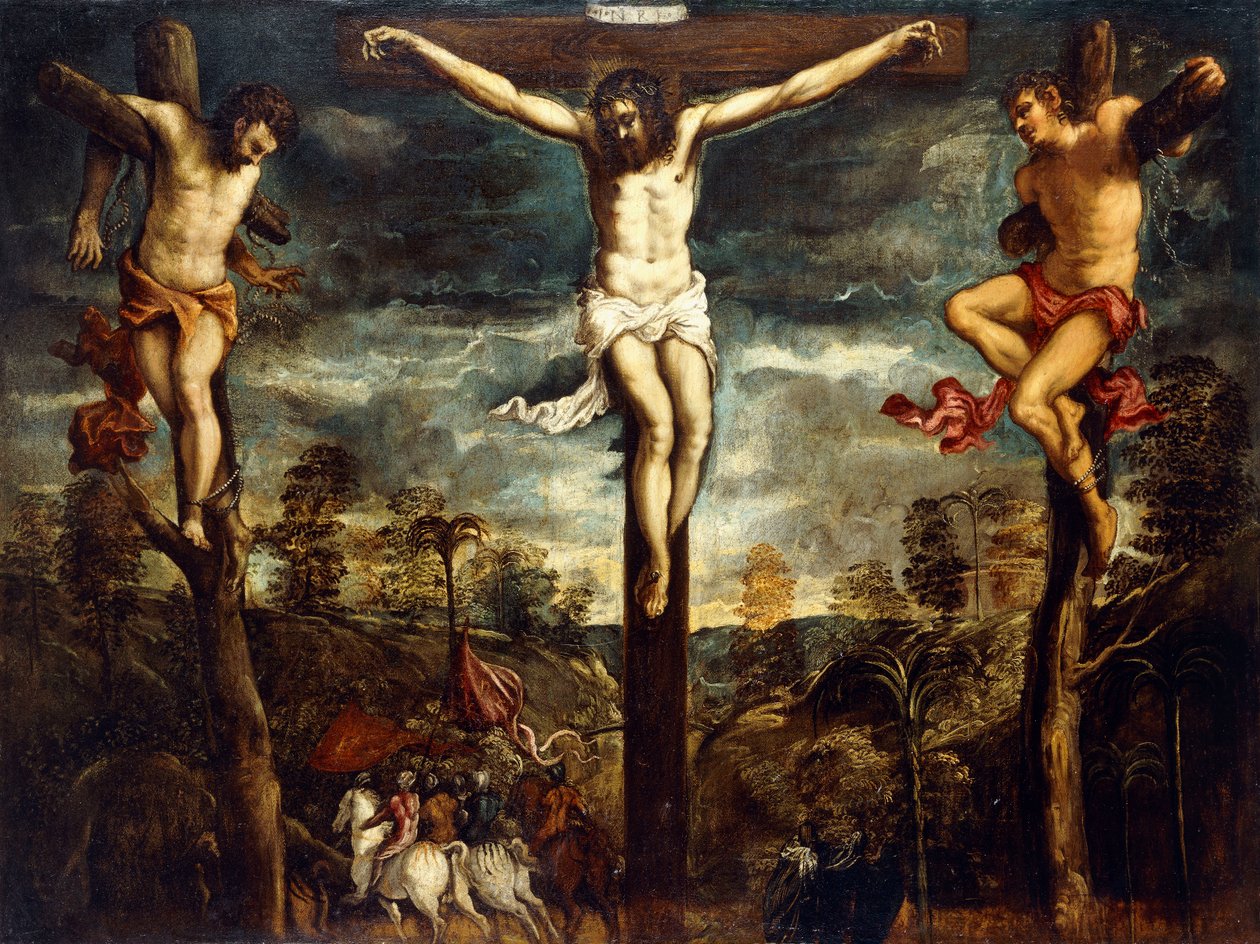 Ukřižování, 1554-55 od Jacopo Robusti Tintoretto
