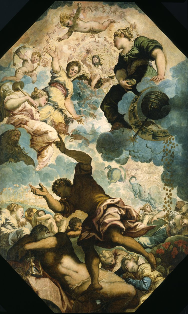 Sny lidí, polovina 16. století od Jacopo Robusti Tintoretto