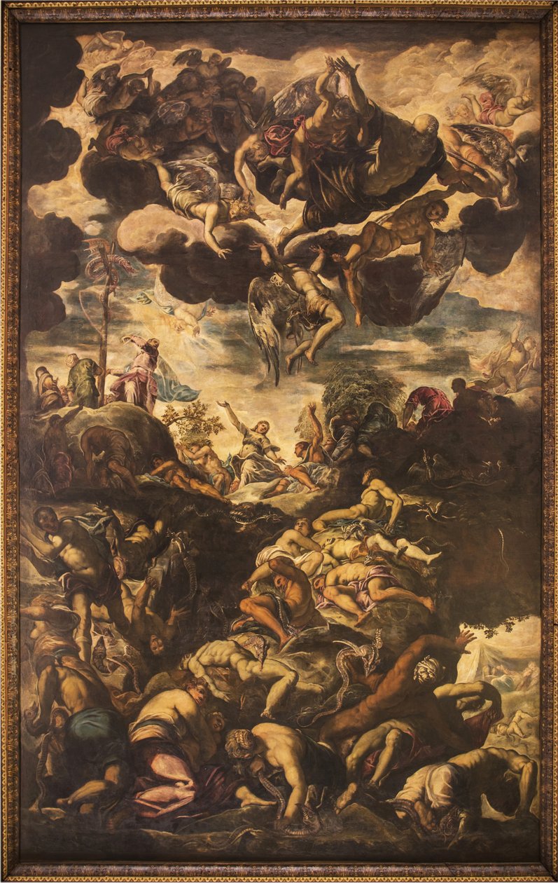 Vztyčení drzého hada, 1576. od Jacopo Robusti Tintoretto