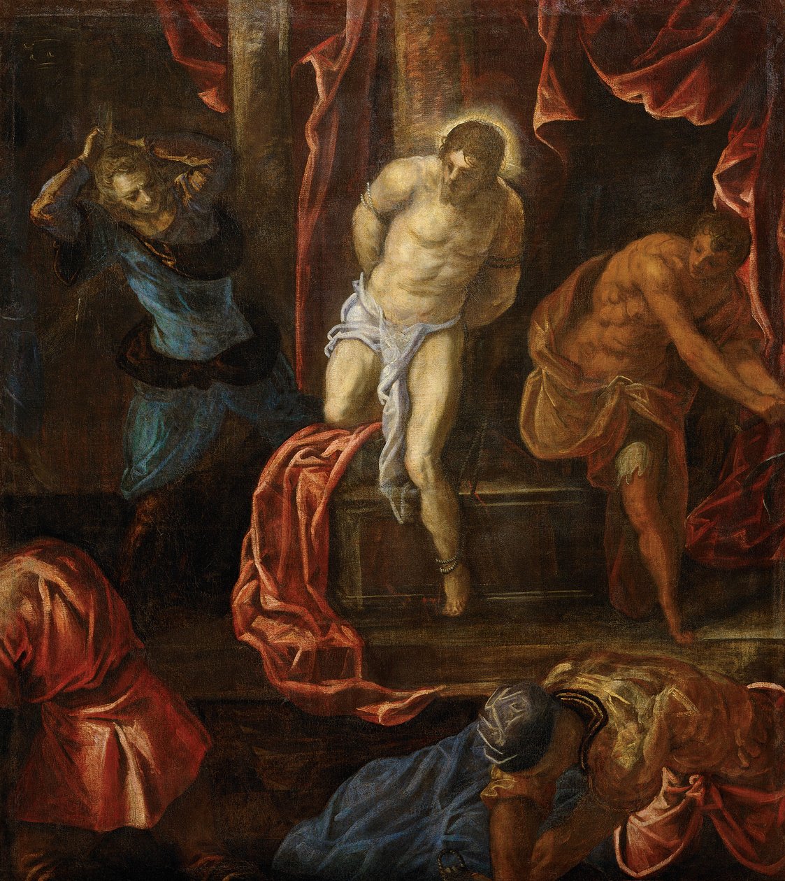 Bičování Krista, cca 1585-1590. od Jacopo Robusti Tintoretto