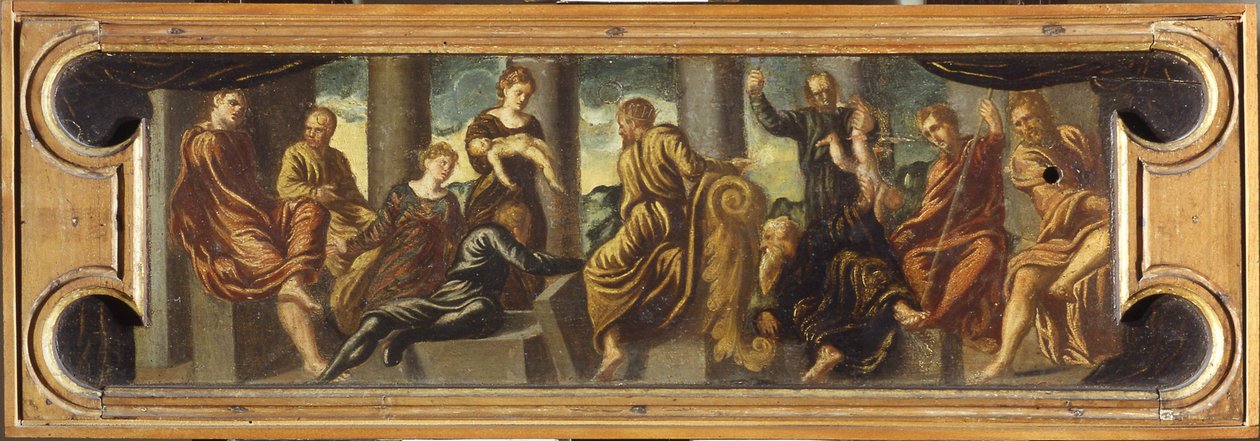 Šalamounův soud. od Jacopo Robusti Tintoretto