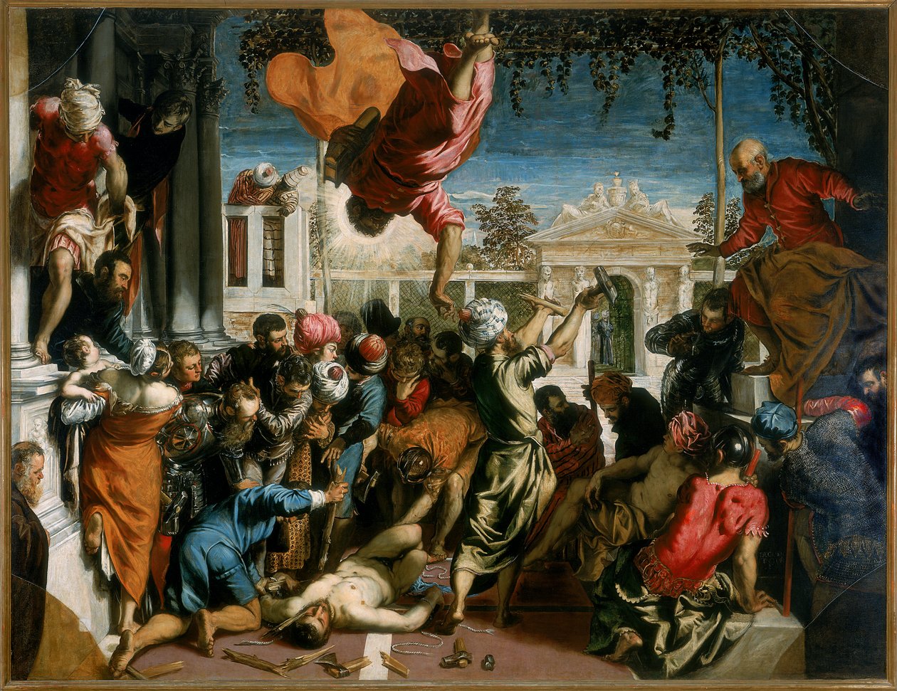 Zázrak svatého Marka osvobozující otroka, 1548 od Jacopo Robusti Tintoretto