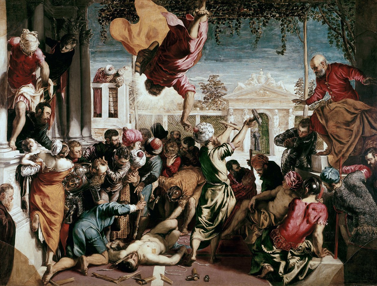 Zázrak svatého Marka osvobozující otroka, 1548 od Jacopo Robusti Tintoretto