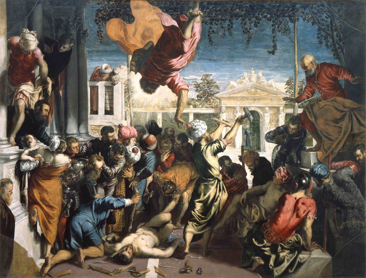 The Miracle of the Slave Zázrak svatého Marka od Jacopo Robusti Tintoretto